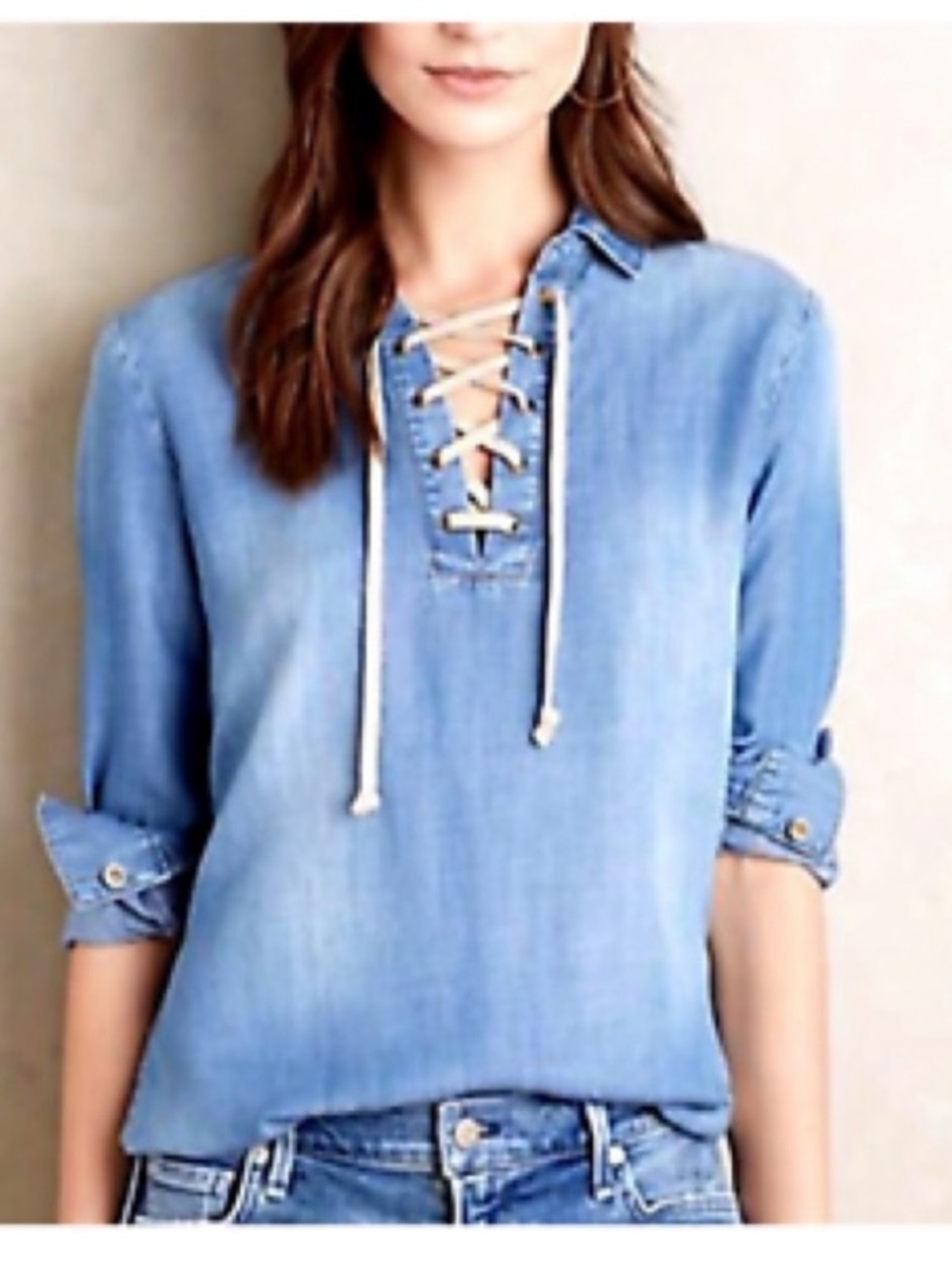 Anthropologie Cloth & Stone top sz L